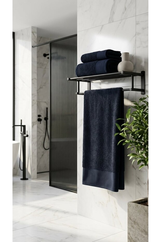 Soft 70x140cm %100 Pamuk Basic Banyo Havlusu - 1