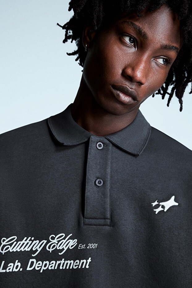 Polo sweatshirt baskı - 5