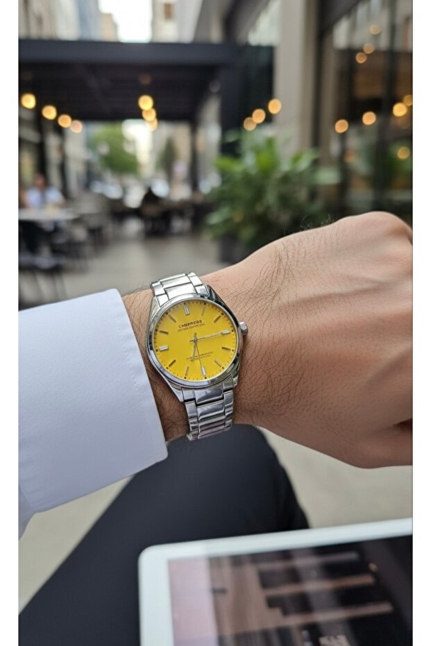 Stainless Steel Strap Men's Watch 3 Atm Waterproof Watch