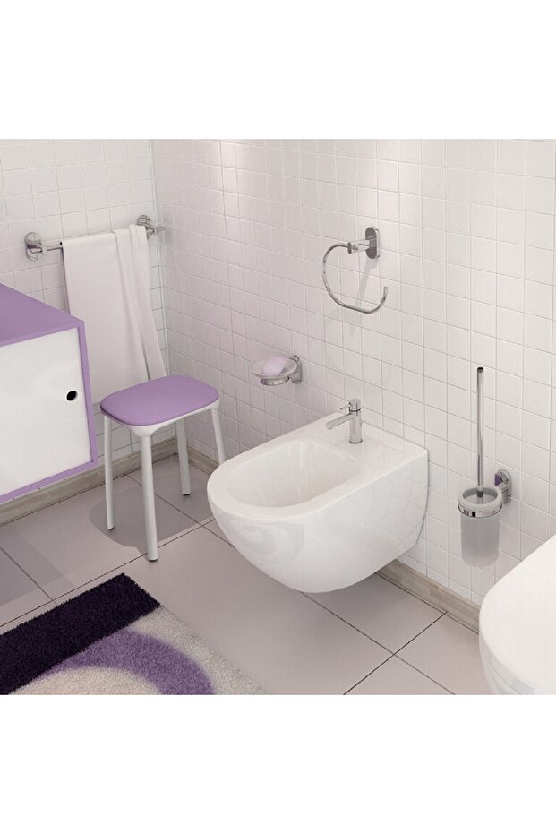 طبق صابون فيبو - كروم - 3