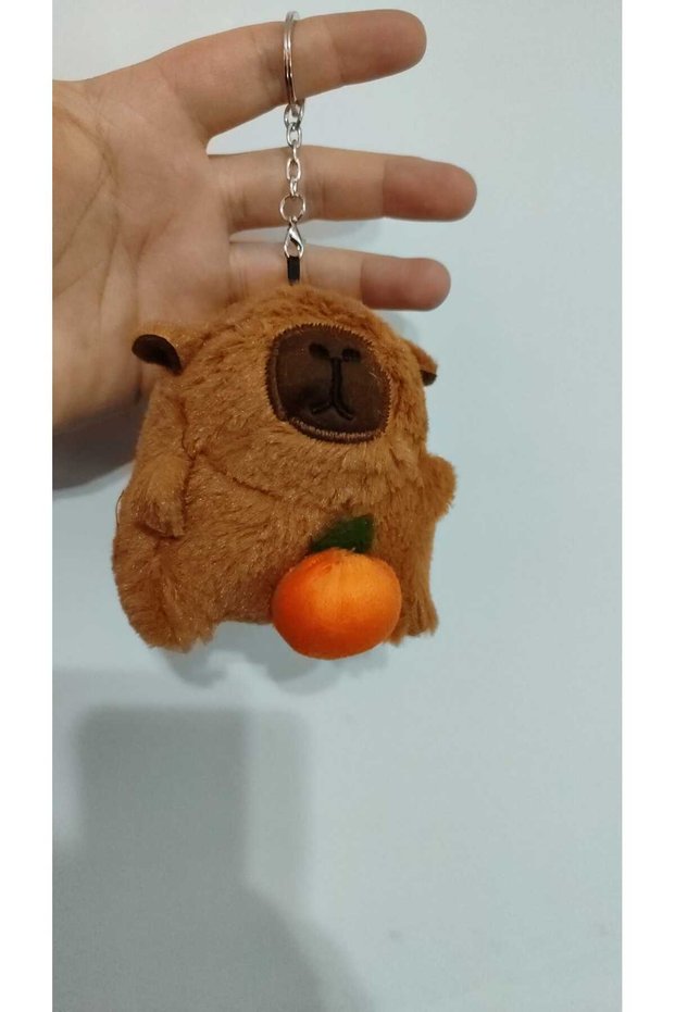 Capybara Plush Keychain Bag Ornament Accessory Product Size:10 cm