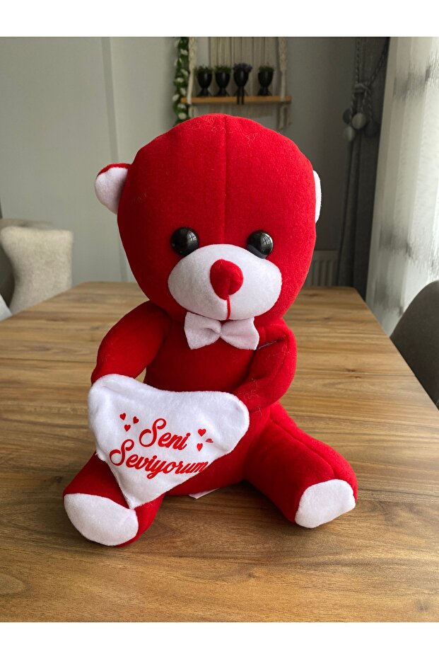 Plush Heart Bear 35 cm