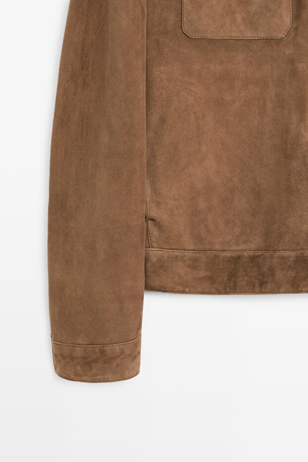 Süet deri ceket - 7