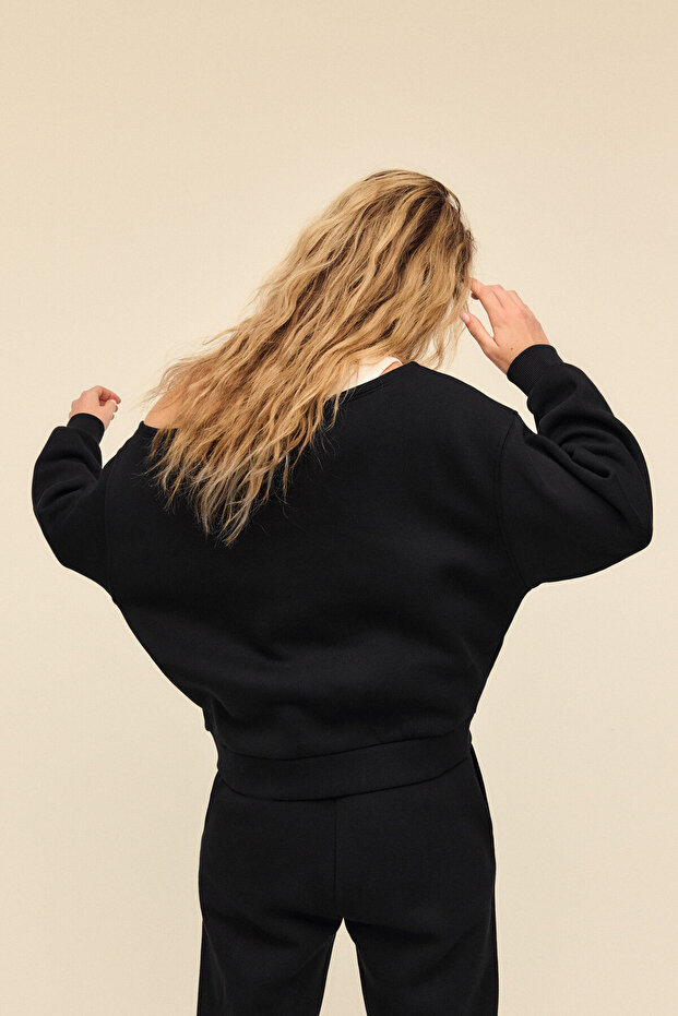 Zımbalı sweatshirt - 4