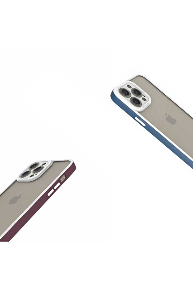 حافظة ASMA متوافقة مع هاتف iPhone 13 Pro Max - أرجواني - 3