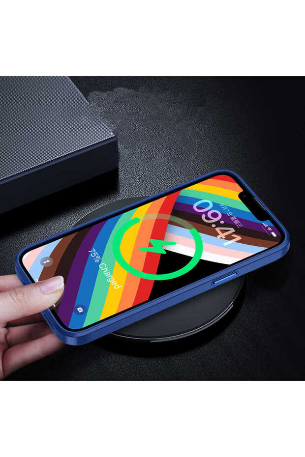 حافظة ASMA Flora متوافقة مع هاتف iPhone 14 Plus - باللون الأخضر - 6