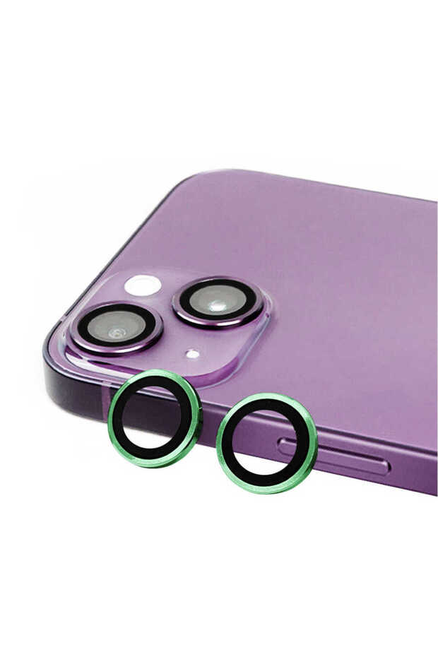 واقي كاميرا متوافق مع هاتف iPhone 15 ASMA CL-07 - أخضر - 1