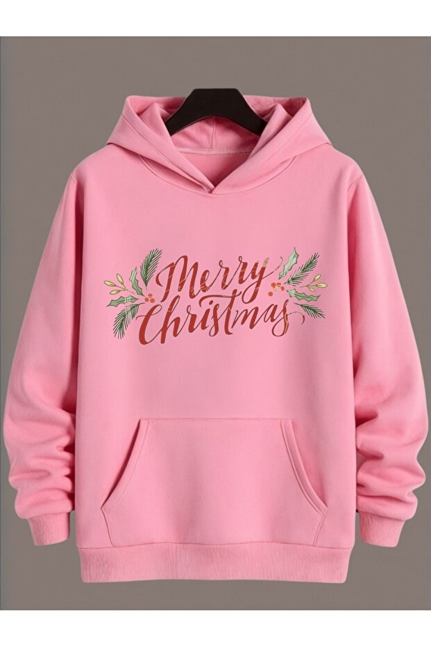 Unisex Long Sleeve Transfer Merry Christmas Christmas Printed Plus Size Crew Neck Sweatshirt