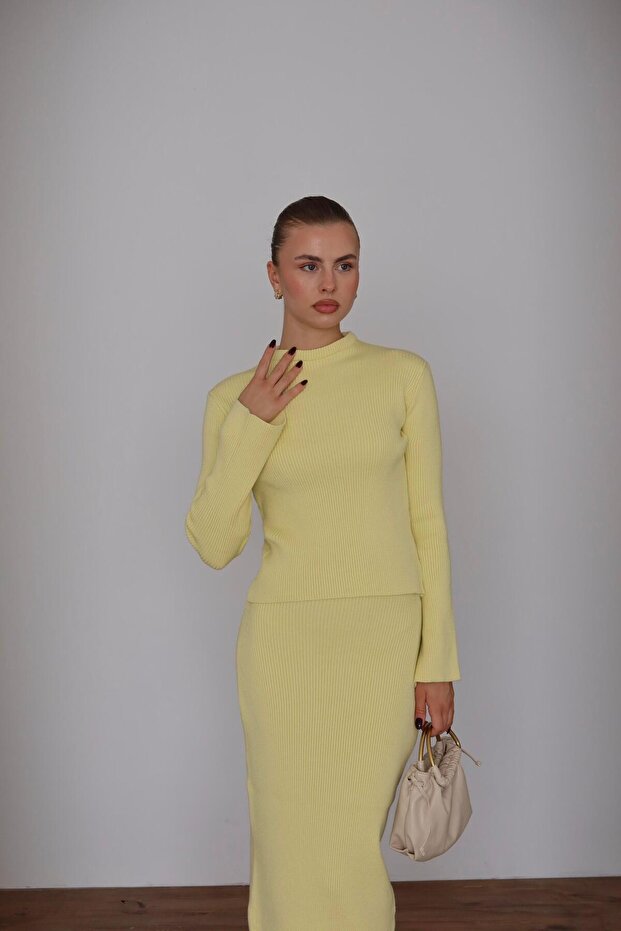 Basic Triko Etek Takım - 5