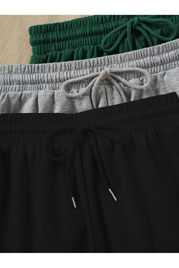 3-LÜ Kadın Kısa Şort - 5