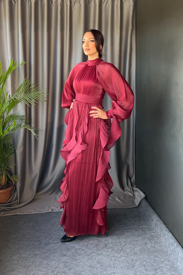 Zarafet Dalgası Elbise - 3