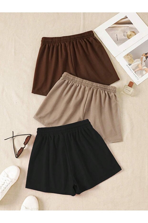 3-LÜ Kadın Kısa Şort - 2