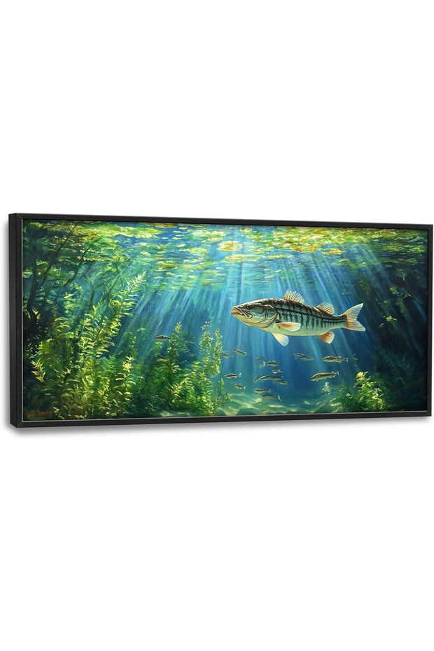 Beautiful Large Framed Canvas Wall Art50x100 cm – Wall Art Landscape Decor
