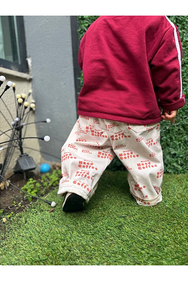 Mama Needs Coffee Flow Pantolon - 6