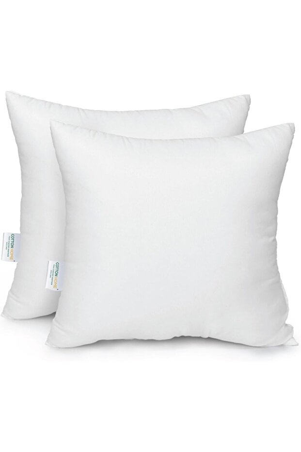 HD Microfiber Cushion Inserts 30x30cm (Pack of 2) - White