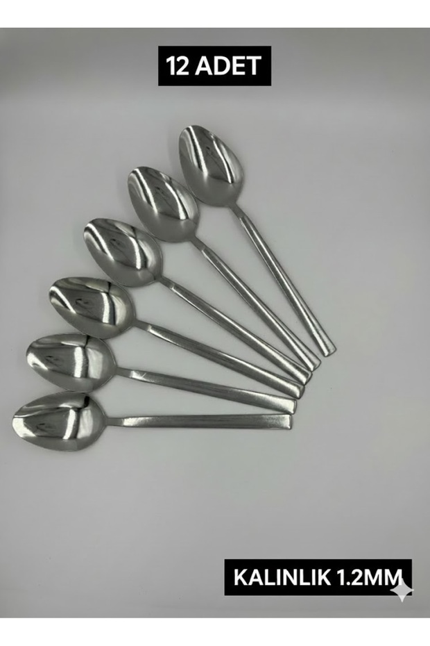 SADE TATLI KAŞIĞI 12 ADET - 3