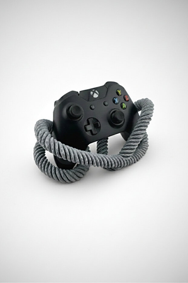 PS5 & xBox Controller Holder, Rope Shape, Gray - 2