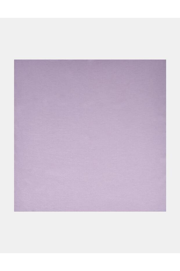 Eșarfă simplă jacquard liliac - 1