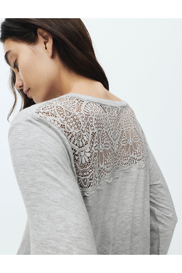 Uzun Kollu Gecelik - 3