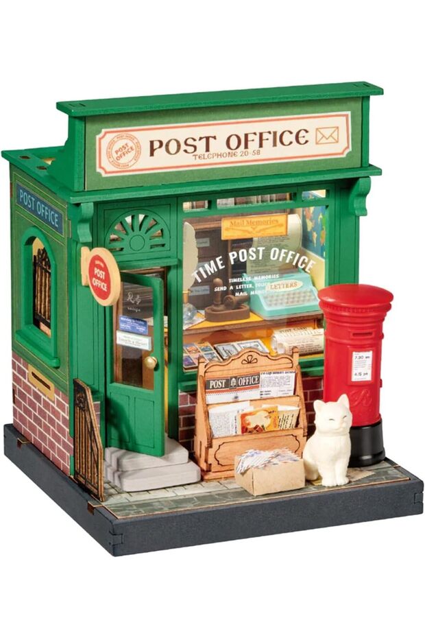 DIY Mini Building House Micro Kit(Century Post Office)-Single pack