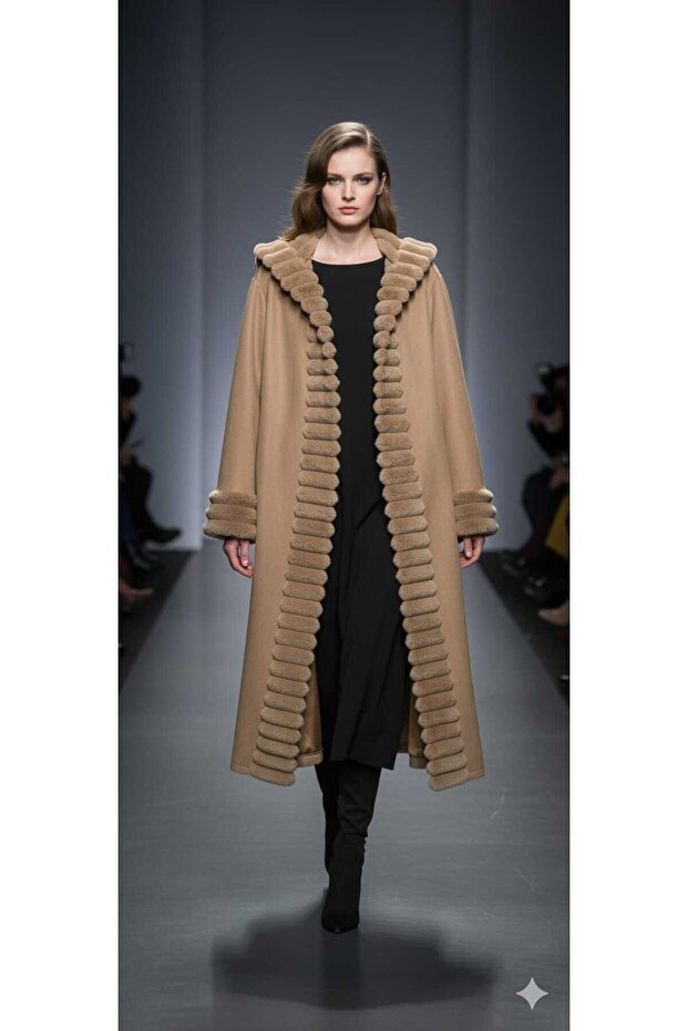 سترة فرو طويل - 1