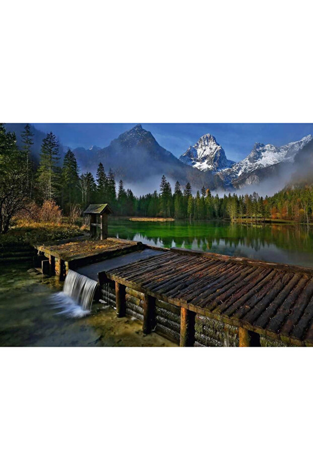 Isvicre Manzarası 1000 Parça Puzzle - 2