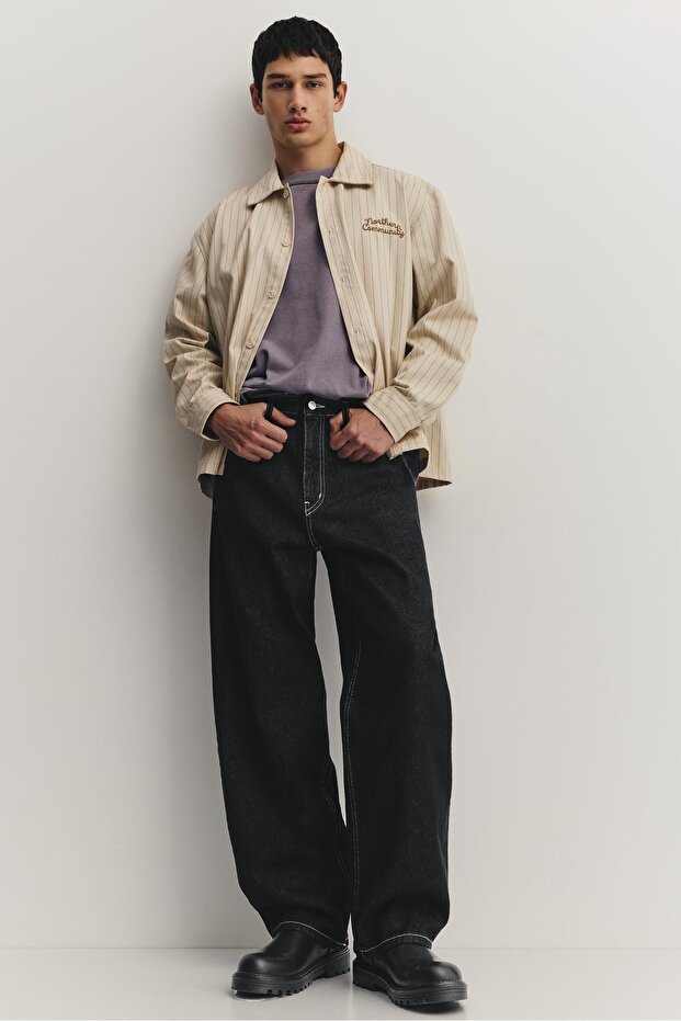 Baggy balon jean - 1