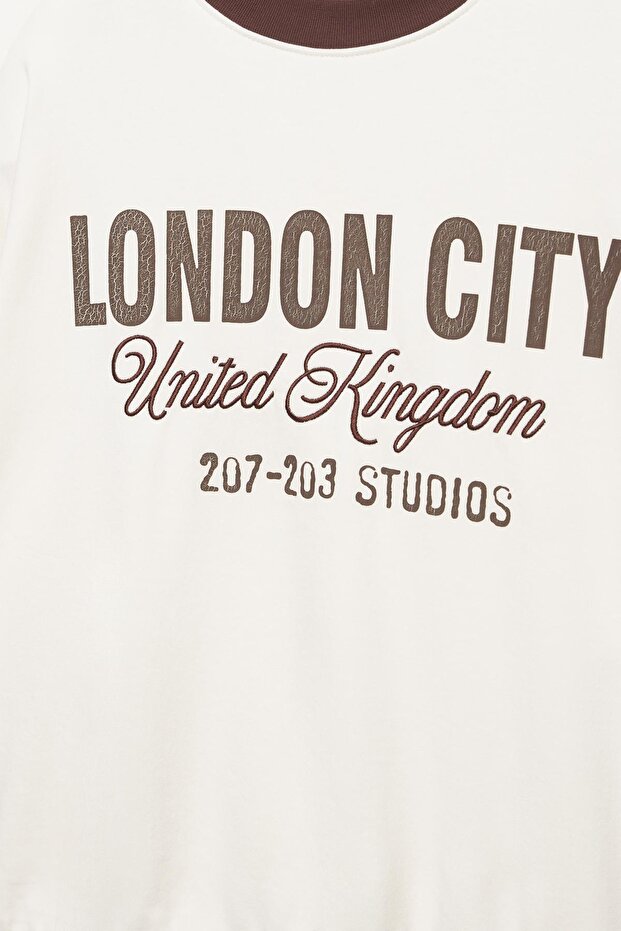 London City grafik sweatshirt - 8