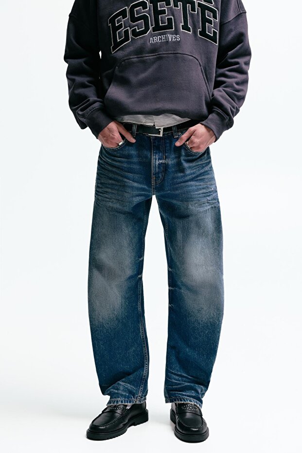 Low-rise baggy jeans - 6