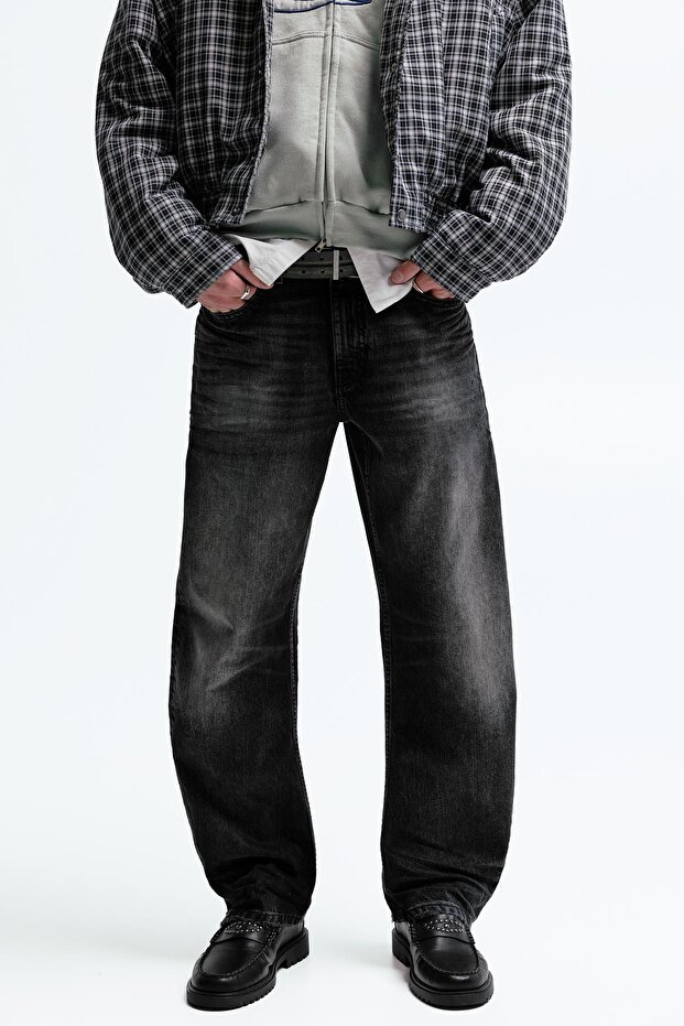 Düşük bel baggy jean - 4