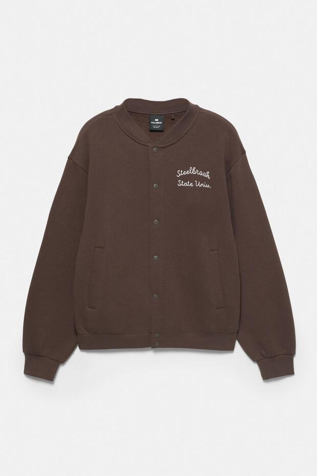 Nakışlı kolej ceketi - 7