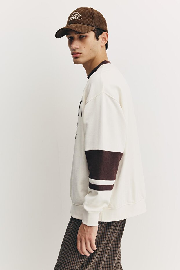 London City grafik sweatshirt - 4