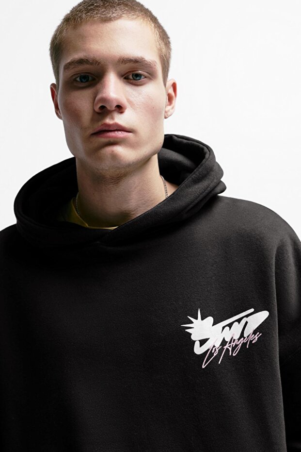 STWD Los Angeles kapüşonlu sweatshirt - 3