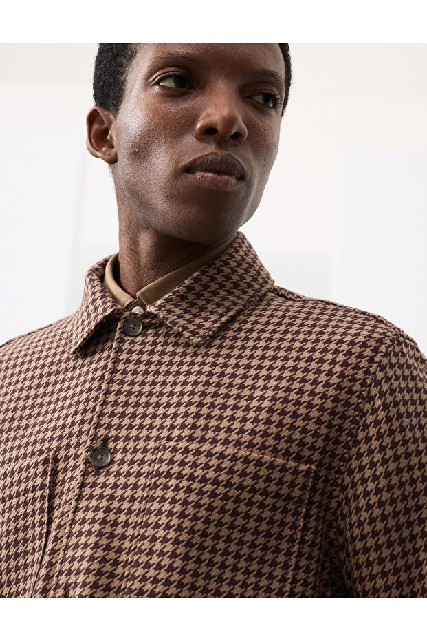 Pamuklu Gömlek Ceket - 3