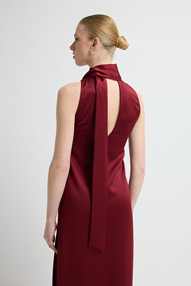 Halter Yaka Elbıse - 5