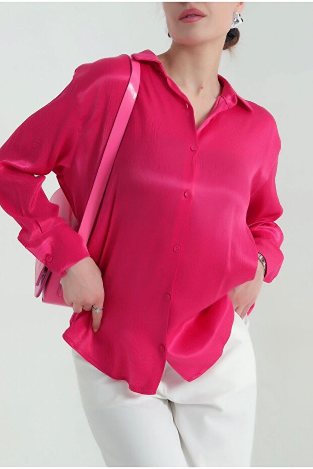 Klasická saténová košile Model Code:202 - 1