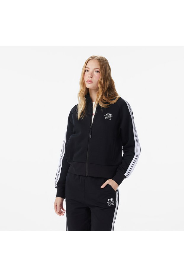 Beach Party Black Women's Tracksuit Top