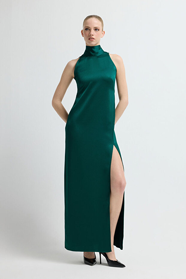 Halter Yaka Elbıse - 4