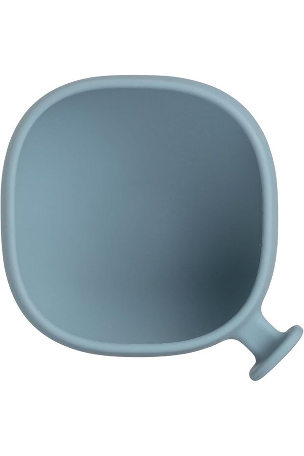 Baby Bowl with Suction Cup & Lid, Single Handle, 100% Platinum Silicone, Dishwasher Safe