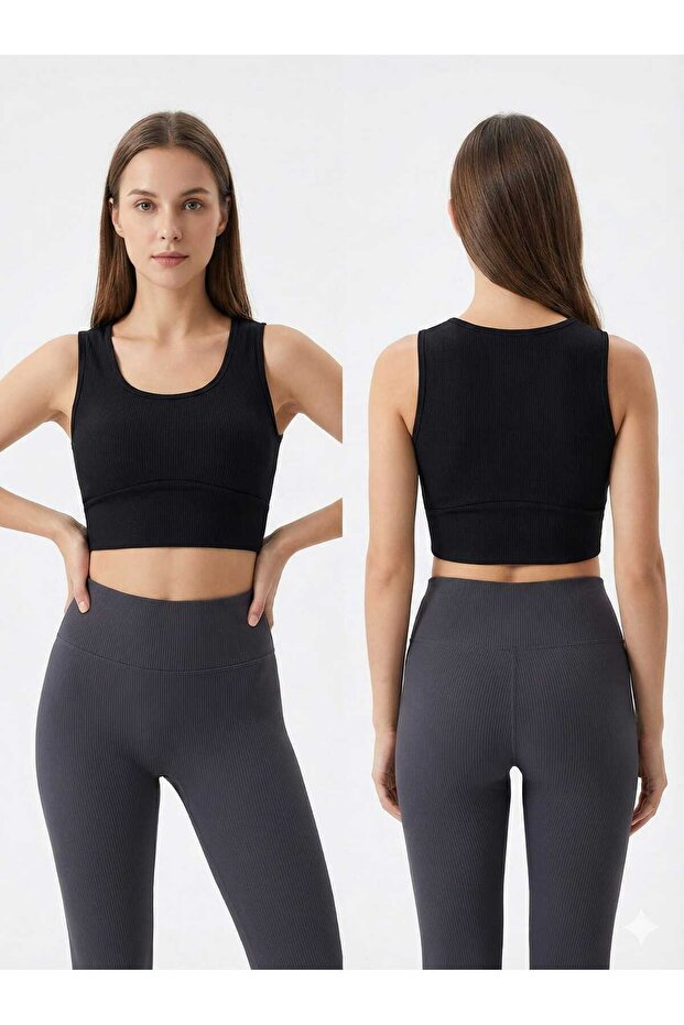Ftilli Spor Crop Büstiyer - 2