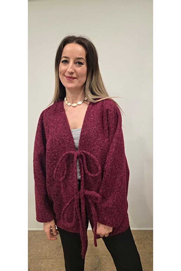 Kirçilli Front Tie Jacket - 7