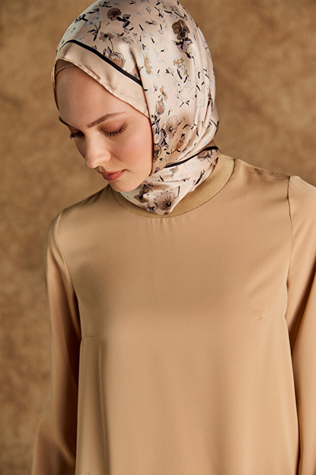 Ribanalı Krep Basic Tunik - 4