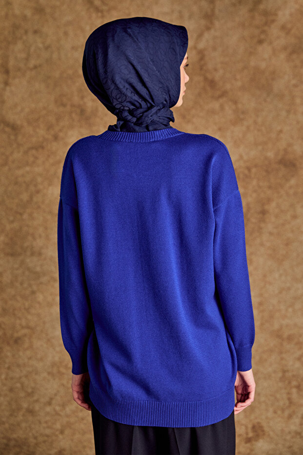 Parçalı Triko Tunik - 6