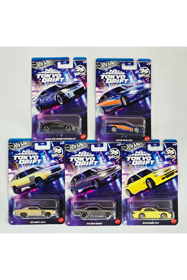 Long Card Fast and Furious Tokyo Drift Model Car Diecast Collectible Hobby