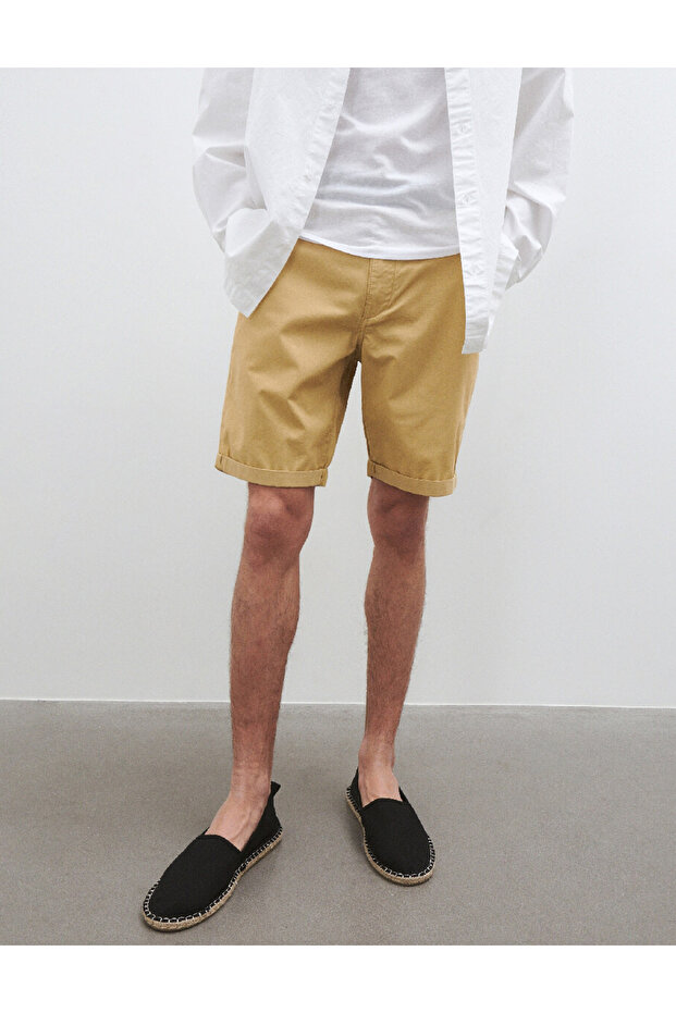 Shorts, Beige - 1