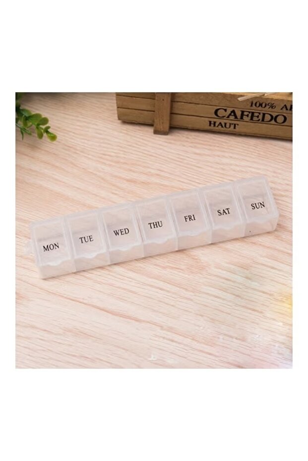 صندوق لتخزين أقراص الأدوية يحتوي على 7 فتحات - 4