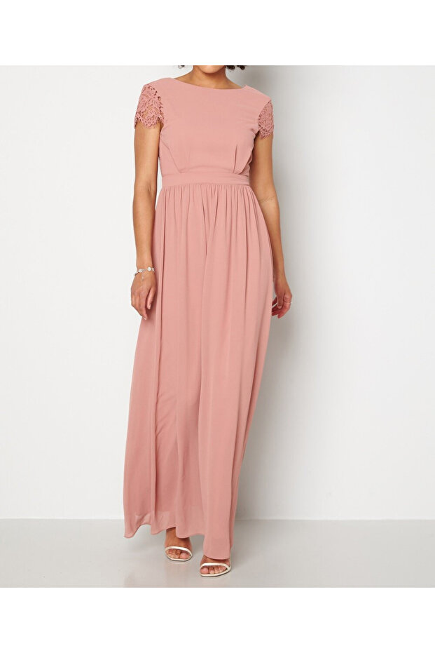 Rochie lunga, Roz Pudra - 1