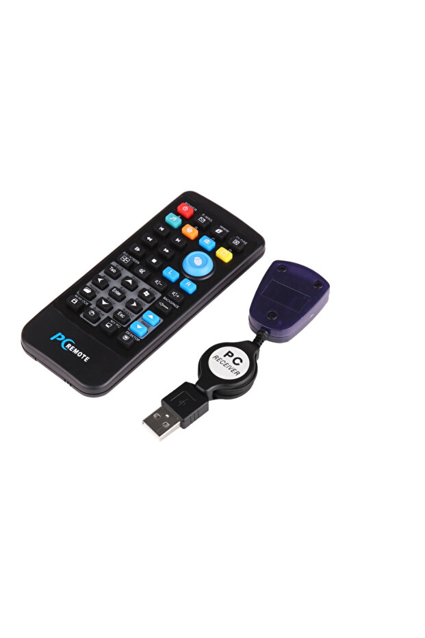 PC Remote Control, KlaussTech, Wireless, Remote Control, Black - 1