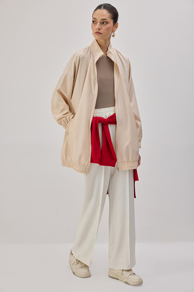 سترة رقيقة بسحاب - 1