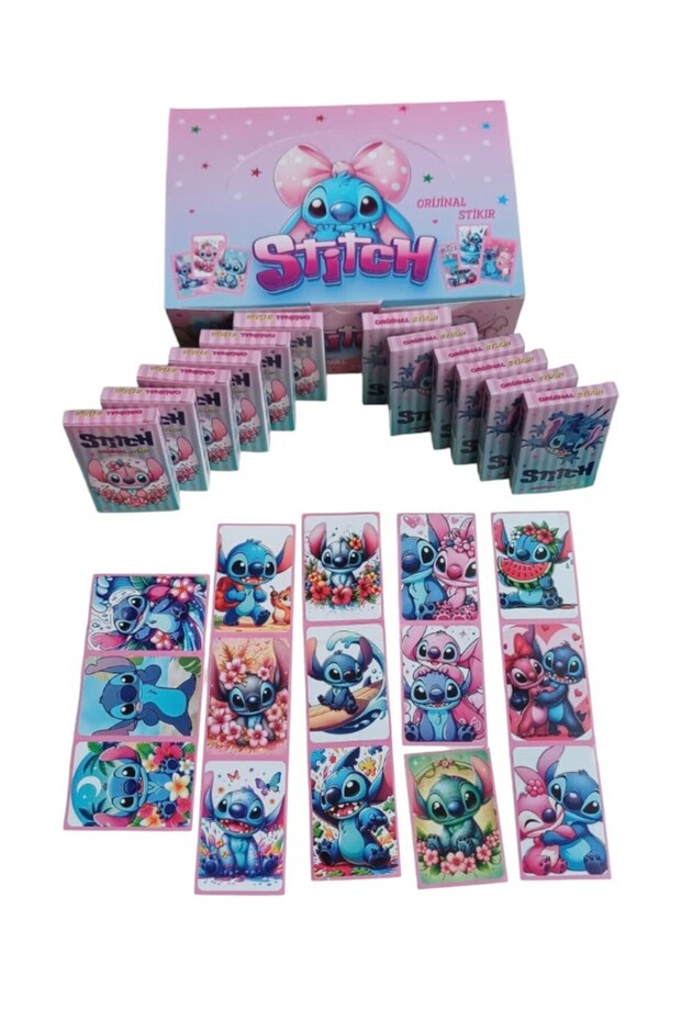 New Characters Cute Stickers 12 Mini Boxes (3 Stickers in Each Box) Without Box